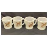 Vtg Fire King Gamebird coffee cups