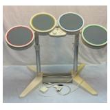 RockBand drum set with sticks
