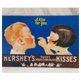 Hersheyï¿½s Kisses metal sign