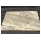 Gray and white marble cutting board