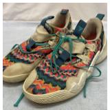 Adidas Trae Young multicolor sneakers.  Size 10.