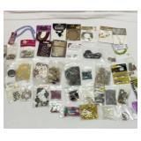 Larger lot of jewelry making items