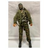 G.I. Joe figure with rifle. 12 inches tall.