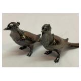 Vtg pheasant salt and pepper shakers
