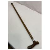 Vtg wood walking cane