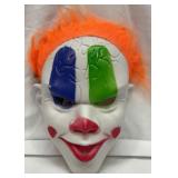 New clown mask with hair