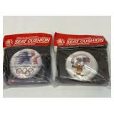 Two NOS 1984 LA Olympics seat cushions