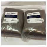 Two Sunzero curtain liners
