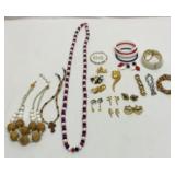 Earrings, pins, bracelets, sets, necklaces