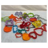 Large lot of cookie cutters. Halloween, etc..