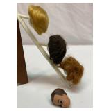 Vtg 1963 Mattel Fashion Queen Barbie wig set