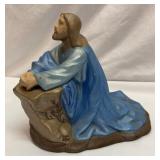 Ceramic praying Jesus