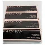 Four Mary Kay lipstick. Paparazzi pink