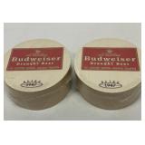 Two new packs 1947 Budweiser retro coasters