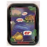 Budweiser frogs tray