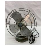 Vtg Wizard Husky metal blade fan.  Works.