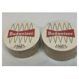 Two new packs 1961 Budweiser retro coasters