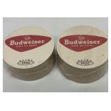 Two new packs 1952 Budweiser retro coasters