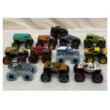 Spinmaster monster trucks, etc.