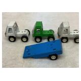 Buddy L tractor cabs and trailer