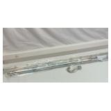 Two new chrome hanging closet bars