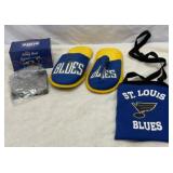 STL Blues purse, slippers, coasters, poster, etc