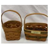 Two Longaberger baskets