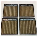 Four Vtg Sheafferï¿½s Lifetime pen display trays