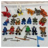 Vtg Fisher Price Imaginext battle figurines