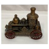 Metal steam engine bank