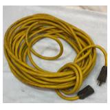Heavy duty extension cord. Probably 50 foot.