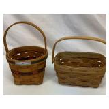 Two Longaberger baskets