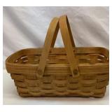 Longaberger gathering basket with brass rivets