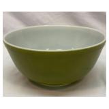 Pyrex green mixing bowl