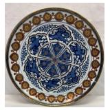 Goldimari handpainted dragon platter