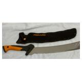 Fiskars machete with sheath