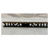 Antique L.S. Starrett cast iron level. 18 inch.