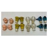 Group of vintage Carnival Cane toppers