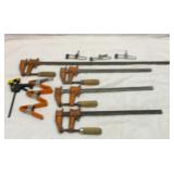 Clamps of various kinds