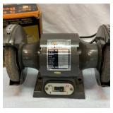 5 inch bench grinder. Works.  Like new with box.