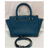 Michael Kors teal purse
