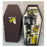 Over the Hill 50 sealed coffin gift