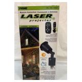 Remote control laser projector