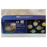 LED hanging snowman lights