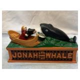 Jonah and the Whale cast iron bank