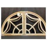 New Over window wood arch decor
