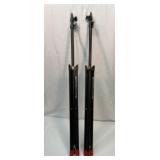 Two Smith Victor adjustable light stands