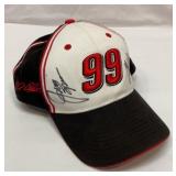 NASCAR Carl Edwards hat, 2 unknown autographs