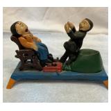 Dentist and Patient cast iron bank