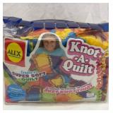 Knot-a-Quilt kid project.  Looks like itï¿½s new.